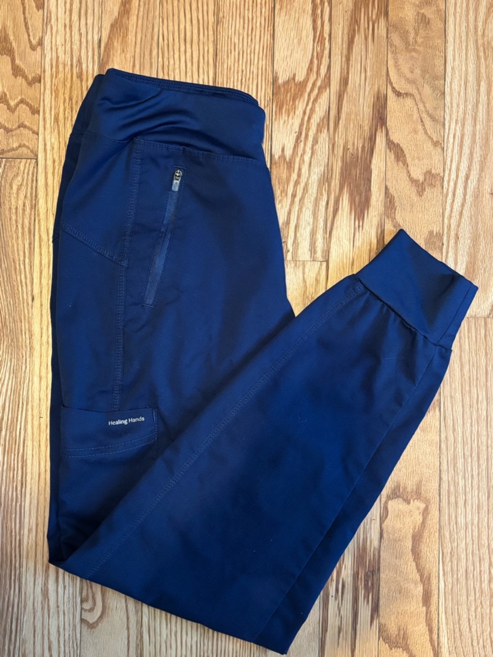 Healing Hands Tara jogger Navy scrub pants XS
